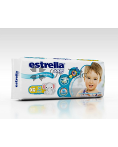 ESTRELLA BABY PANAL CARICIAS DE ALGODON XGR X36UNI