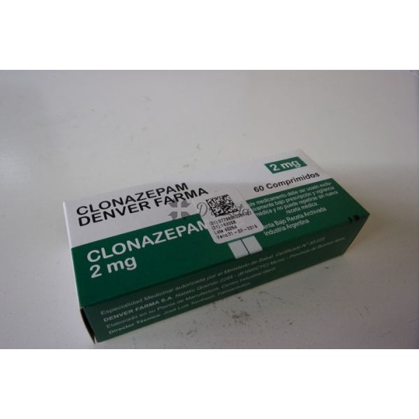 Clonazepam 2mg receta